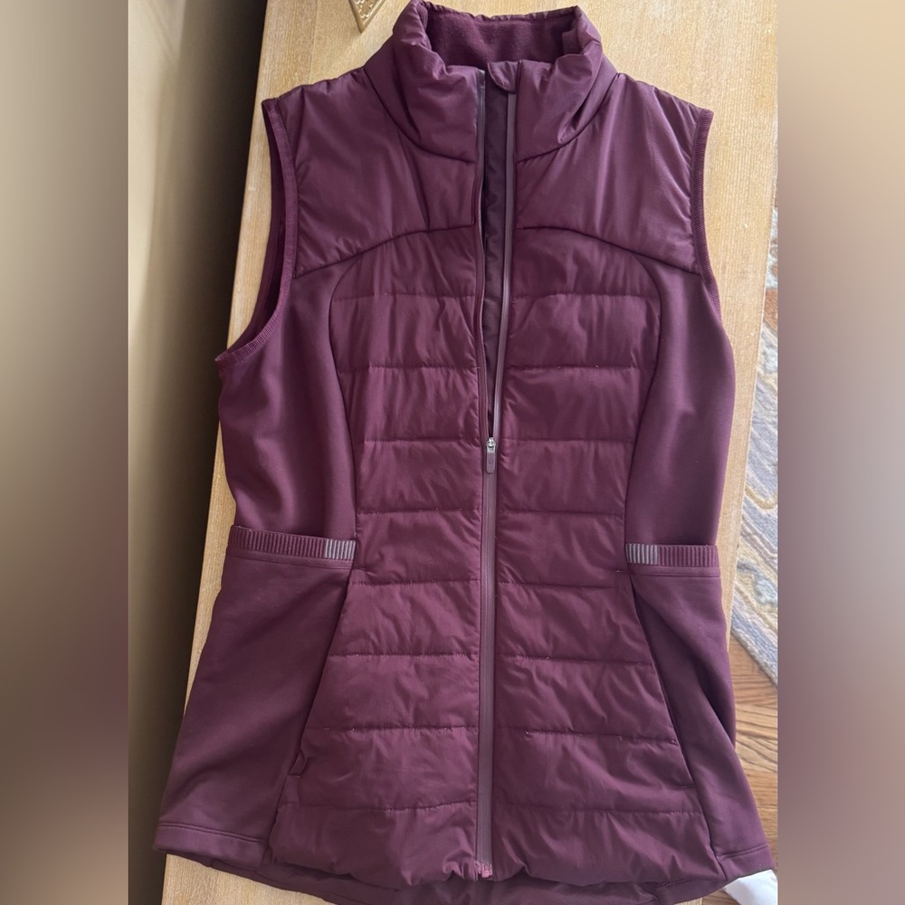 Lululemon Athletica Maroon Puffer Vest